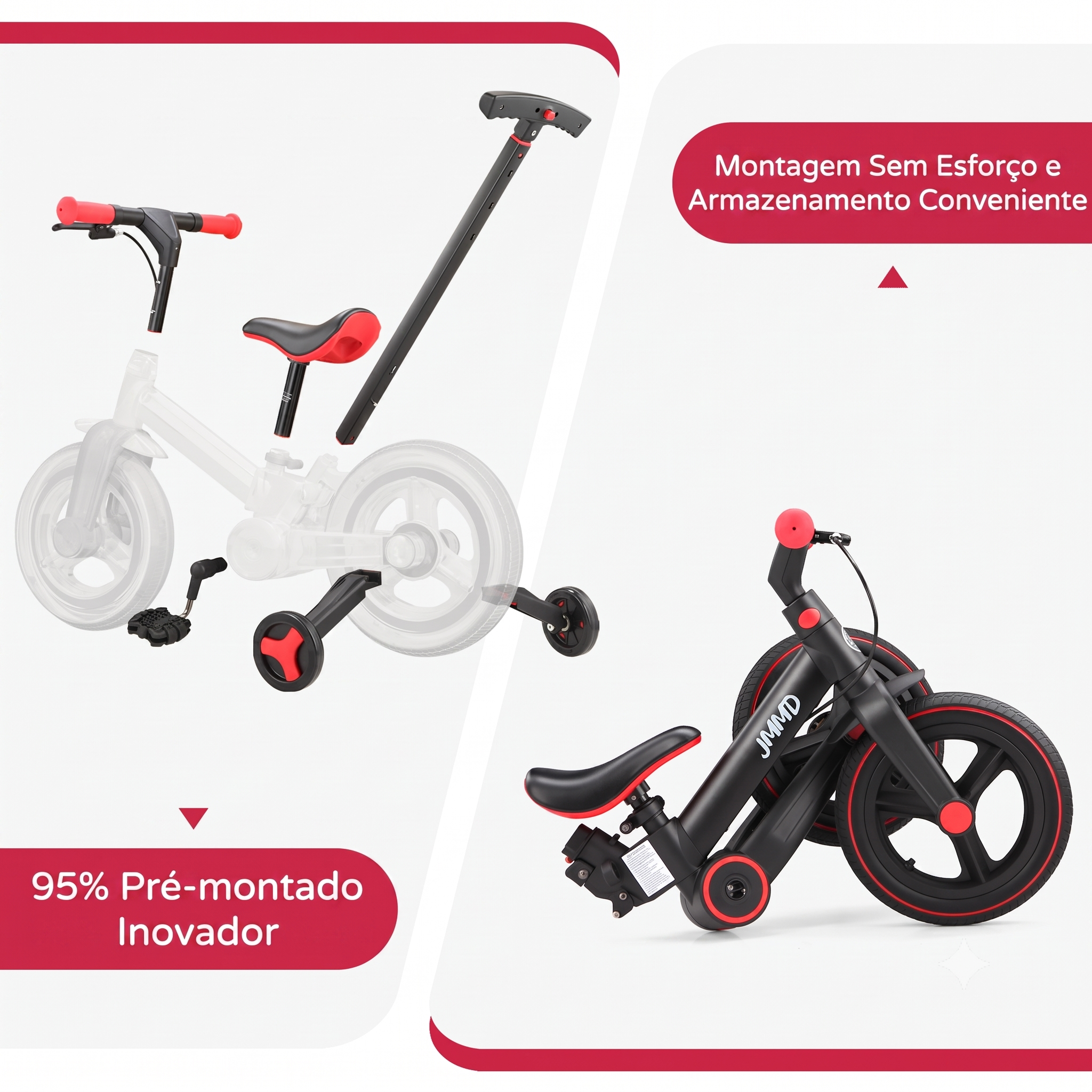 Bicicleta 6 em 1 Cresce Comigo