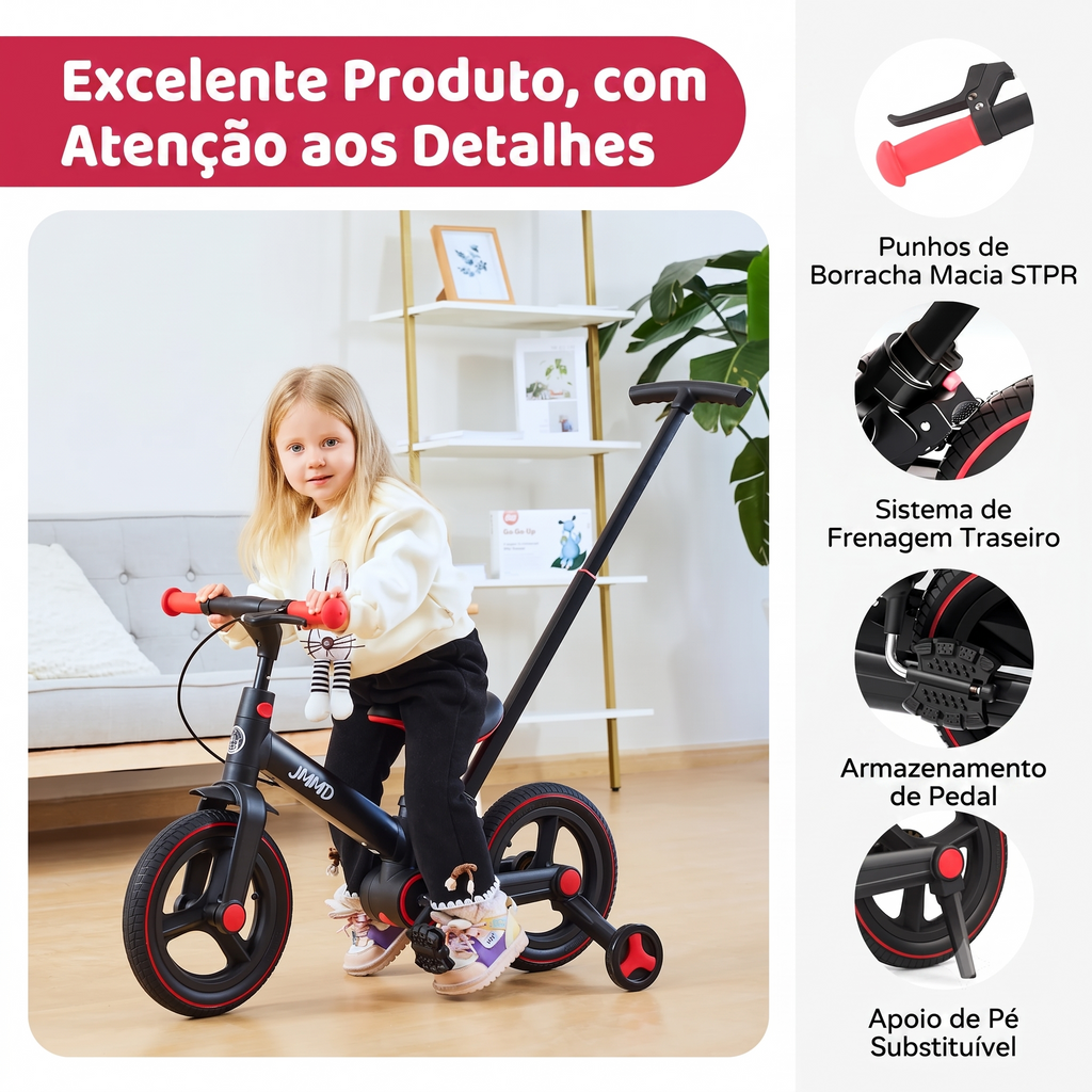 Bicicleta 6 em 1 Cresce Comigo